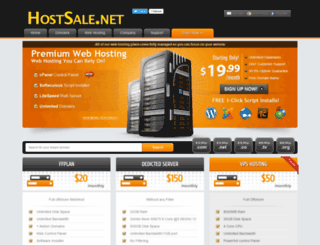 hostsale.net screenshot