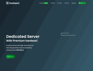 hostsect.in screenshot