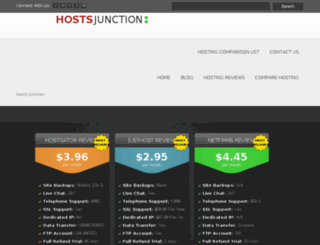 hostsjunction.com screenshot