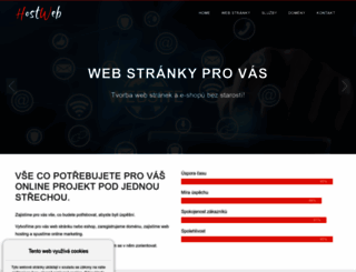 hostweb.cz screenshot