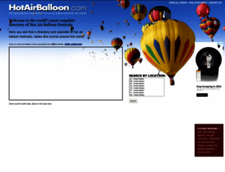 hotairballoon.com screenshot