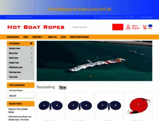 hotboatropes.com screenshot