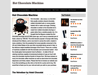 hotchocolatemachine.co.uk screenshot