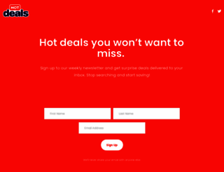 hotdeals.co.uk screenshot