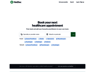hotdoc.com screenshot
