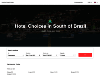 hoteis-em-suldobrasil.com screenshot