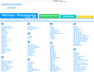 hoteis-pousadas.com.br screenshot