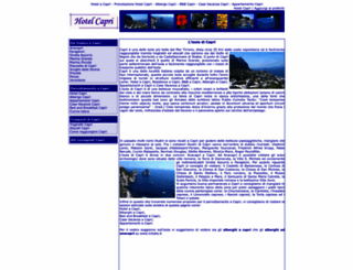 hotel-a-capri.it screenshot