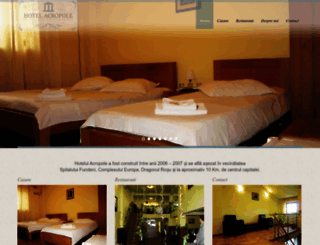 hotel-acropole.ro screenshot