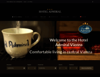 hotel-admiral-wien.at screenshot