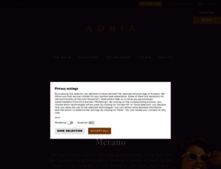 hotel-adria.com screenshot
