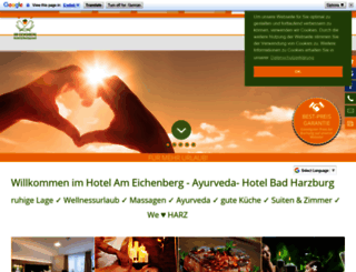hotel-am-eichenberg.de screenshot