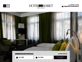 hotel-am-markt-baden.de screenshot