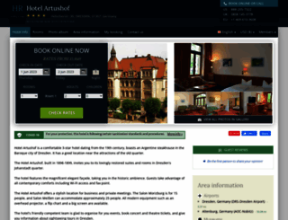 hotel-artushof-dresden.h-rez.com screenshot