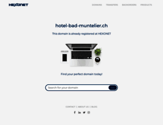 hotel-bad-muntelier.ch screenshot