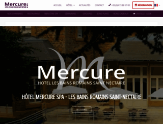 hotel-bains-romains.com screenshot
