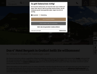 hotel-bergzeit.at screenshot