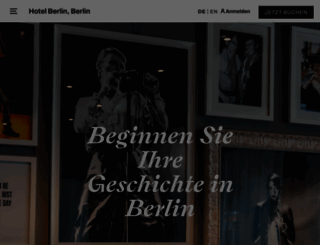 hotel-berlin.de screenshot