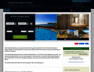 hotel-beverly-playa.h-rez.com screenshot