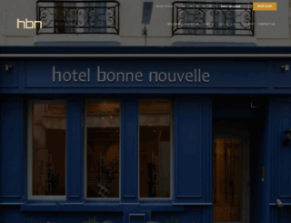 hotel-bonne-nouvelle.com screenshot