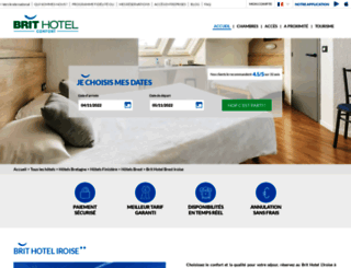 hotel-brest-iroise.brithotel.fr screenshot