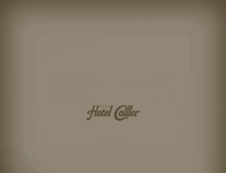 hotel-cailler.ch screenshot