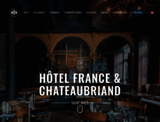 hotel-chateaubriand-st-malo.com screenshot