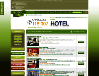 hotel-cheap-beds-rosny-sous-bois.federal-hotel.com screenshot