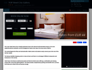 hotel-city-gallery-berlin.h-rez.com screenshot