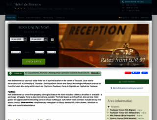 hotel-de-brienne-toulouse.h-rez.com screenshot