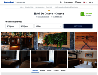 hotel-de-geneve.com screenshot