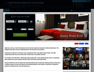 hotel-de-la-cite-guerande.h-rez.com screenshot