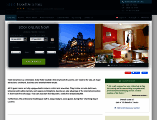 hotel-de-la-paix-lucerne.h-rez.com screenshot