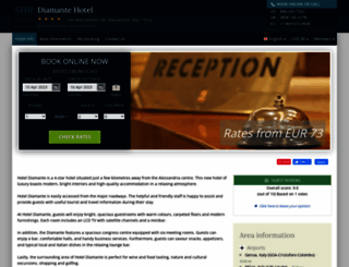 hotel-diamante-spinetta.h-rez.com screenshot