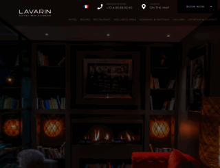 hotel-du-lavarin.com screenshot