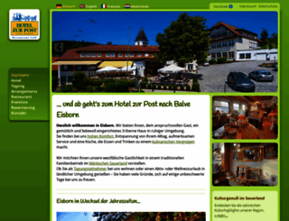 hotel-eisborn.de screenshot