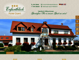 hotel-erfurtblick.de screenshot