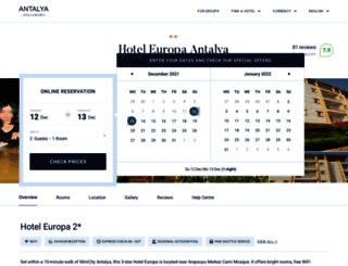 hotel-europa-antalya.antalyahotel.org screenshot