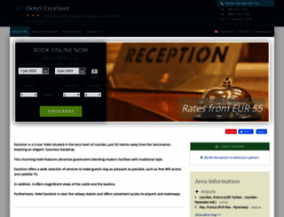 hotel-excelsior-lourdes.h-rez.com screenshot
