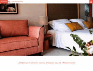 hotel-flamants-roses.com screenshot