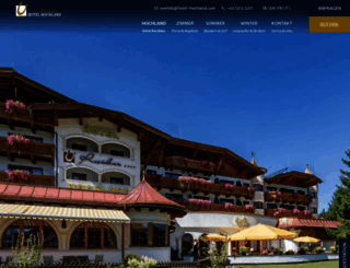 hotel-hochland.com screenshot