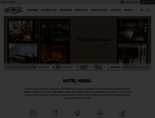 hotel-horal.cz screenshot