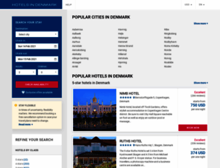 hotel-in-denmark.com screenshot