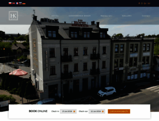 hotel-kamienica.pl screenshot