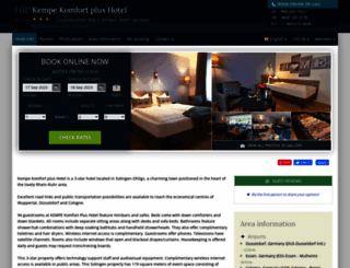 hotel-kempe-komfort-plus.h-rez.com screenshot