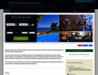hotel-king-saron-isthmia.h-rez.com screenshot