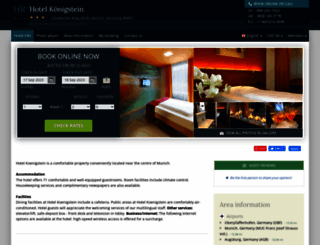 hotel-konigstein-munchen.h-rez.com screenshot
