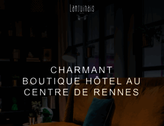 hotel-lanjuinais.com screenshot