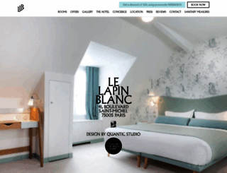 hotel-lapin-blanc.com screenshot