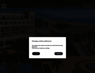 hotel-lasarenas.com screenshot